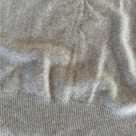 Neil Norman Beige 2 Ply Cashmere Sweater Size Small - Picture 5 of 6